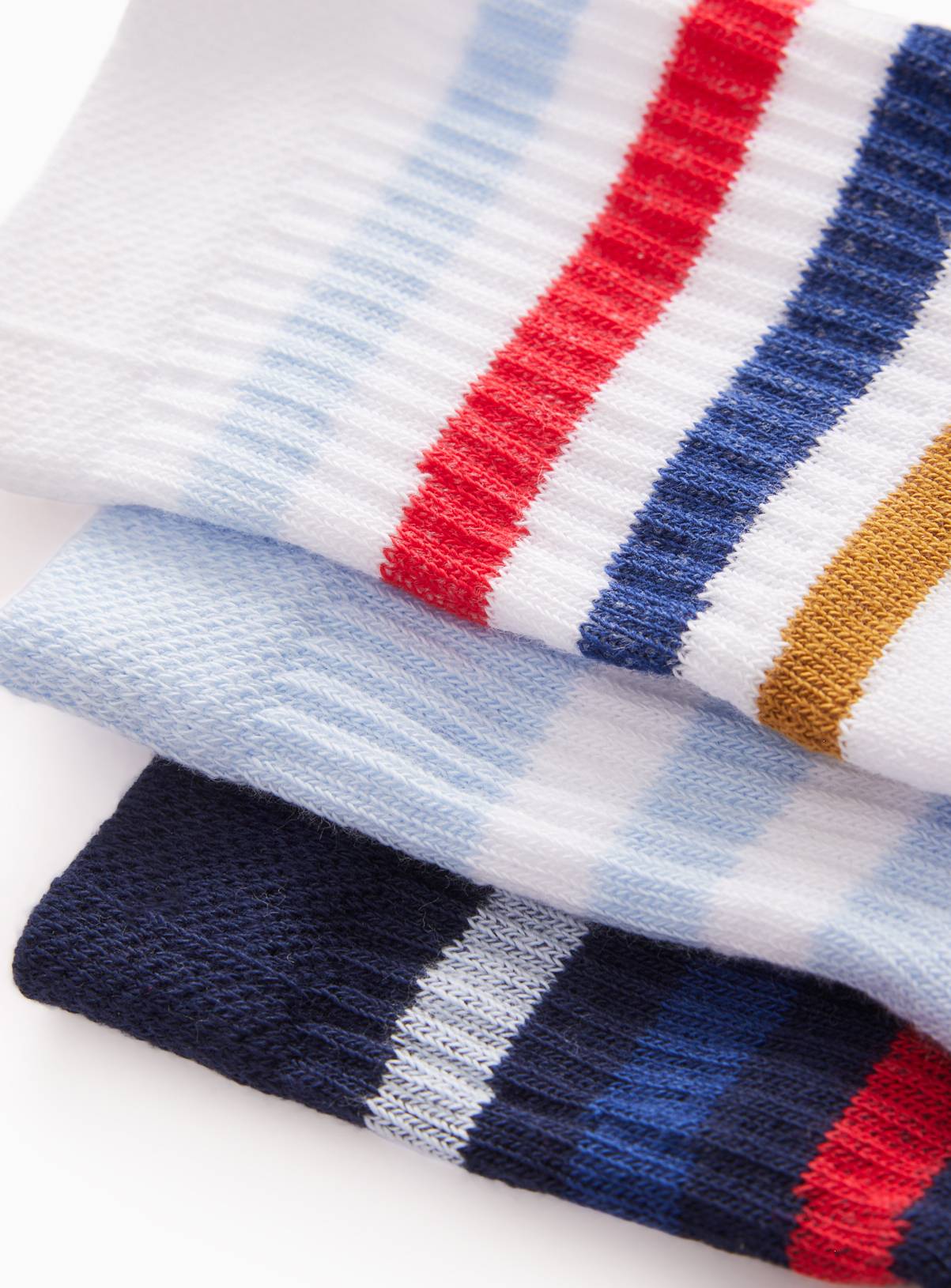 Stripe Sports Ankle Socks 5-Pack 4-6.5 - Image 2
